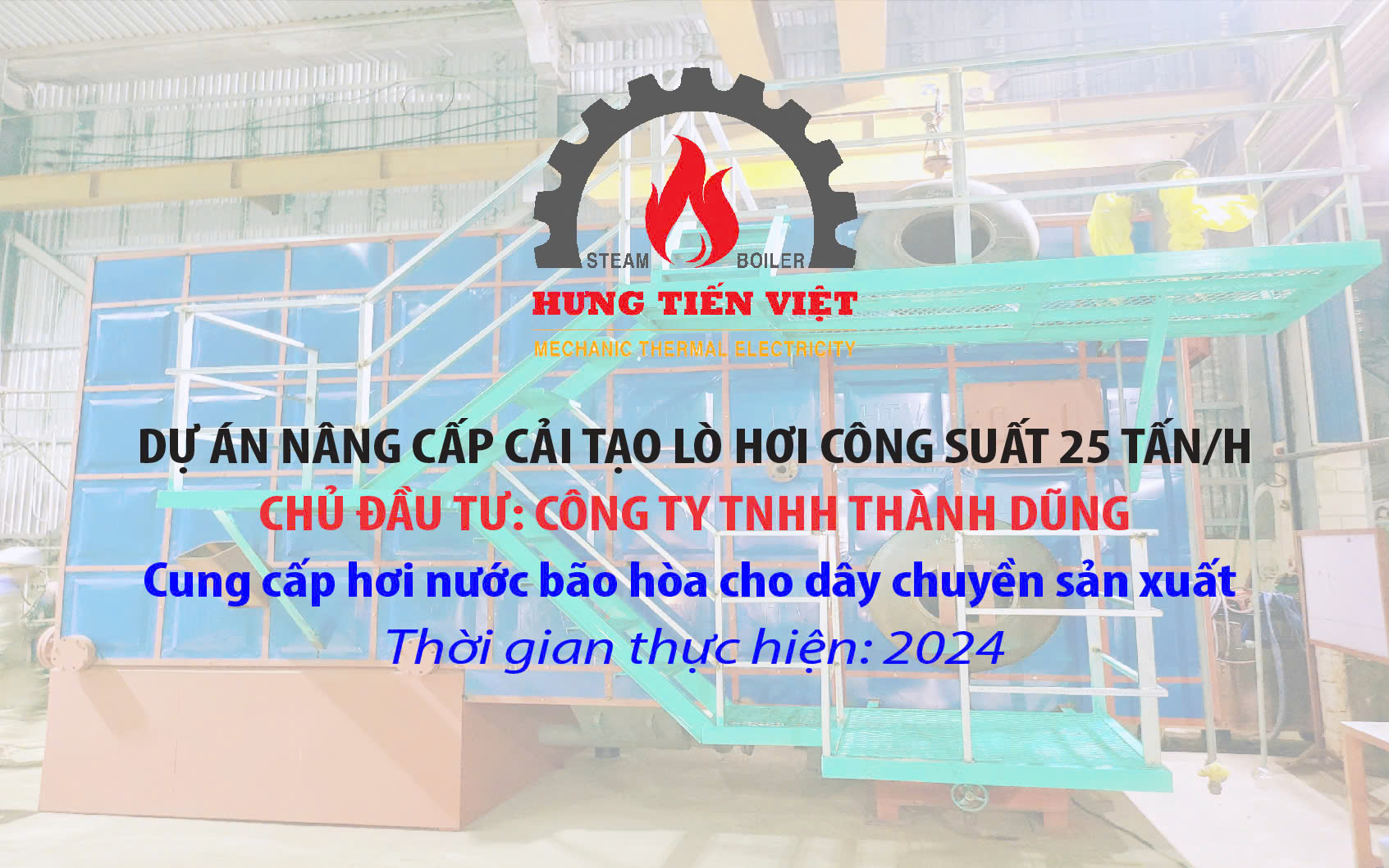 Dự án nâng cấp nồi hơi tầng sôi 25 Tấn Tỉnh Hải Dương