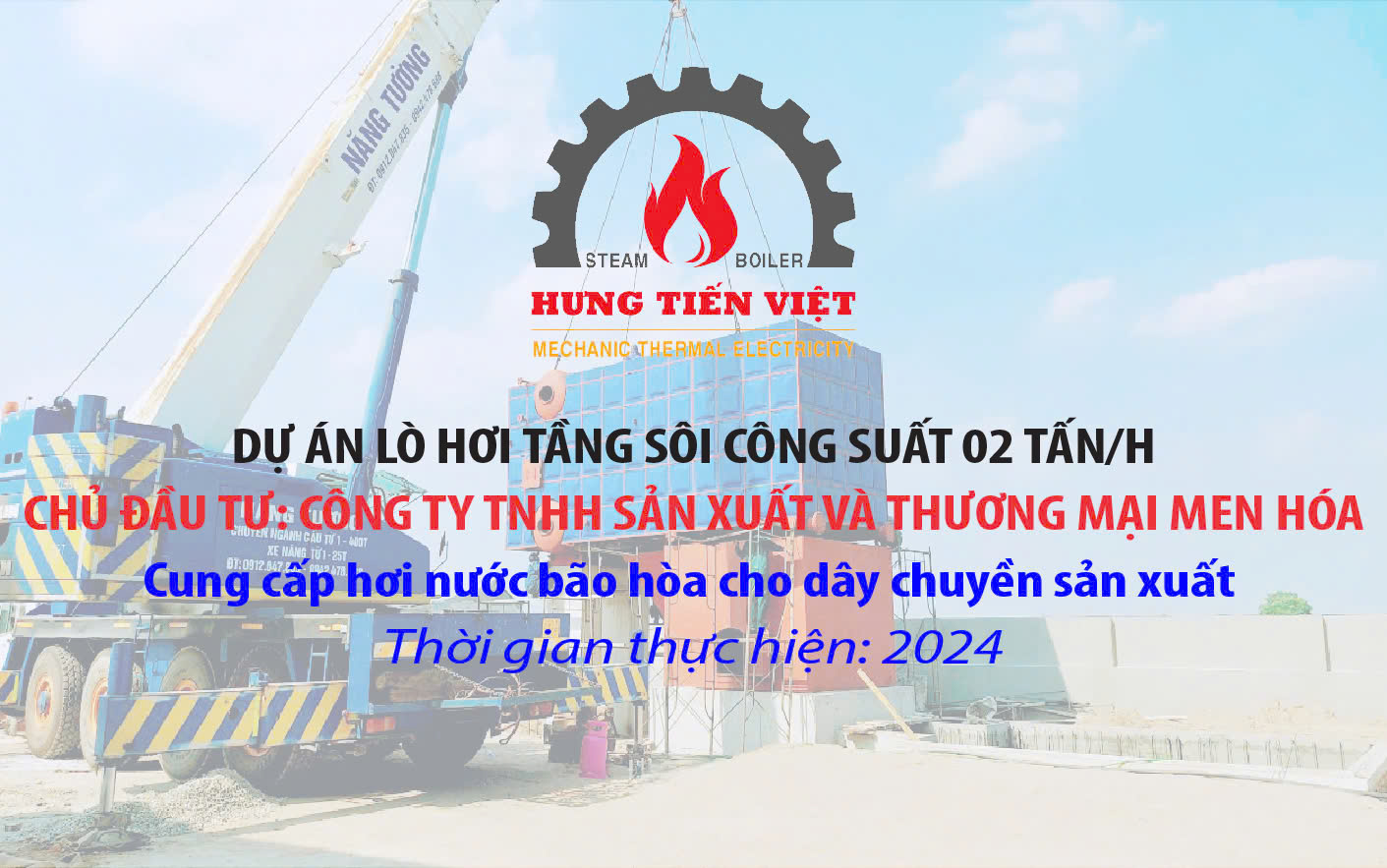 Dự án nồi hơi tầng sôi 02 Tấn Tp.Đà Nẵng