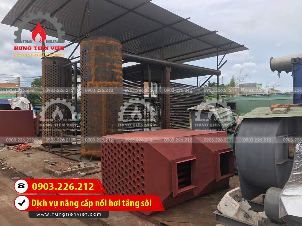 Công ty Hưng Tiến Việt - Dich vụ sửa chữa & nâng cấp nồi hơi tầng sôi tại Điện Biên cam kết tiết kiệm 30-40% nhiên liệu . ☎ 0903.226.212 #noihoitangsoi #lohoitangsoi #noihoi #lohoi
